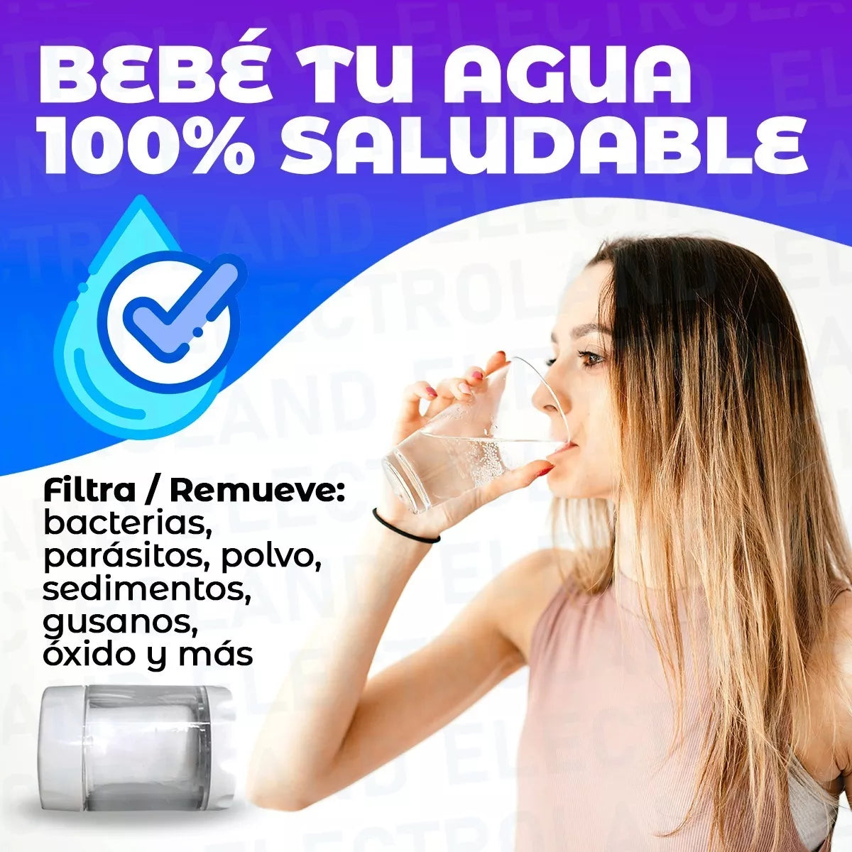 Filtro Purificador de Agua Portátil